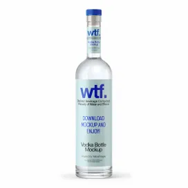 Ml Flint Glass Arizona Bottle With Vodka